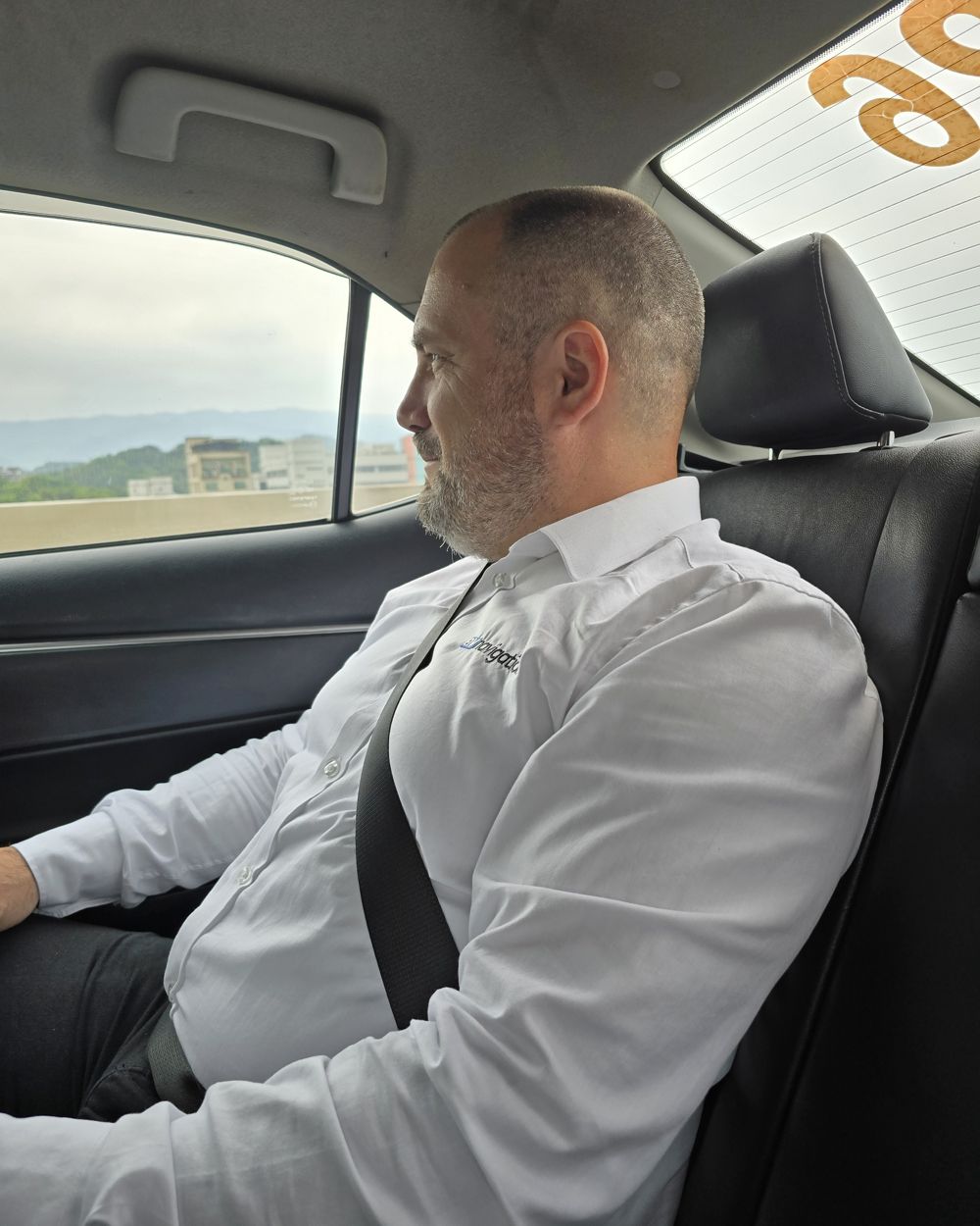 Mátyás Kurta on the road in Taiwan
